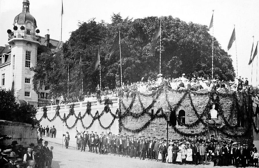 Historisches Gruppenfoto auf dem Schänzchen