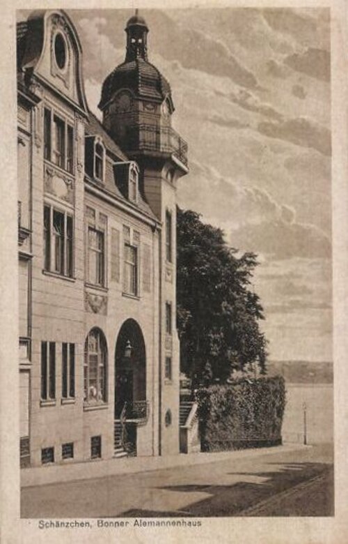 Historische Postkarte des Schänzchens